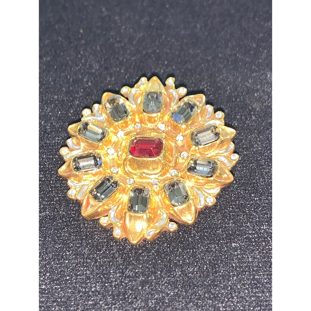 MMA Metropolitan Museum of Art 24K Gold Plate Renaissance Pin Pendant Brooch USA
